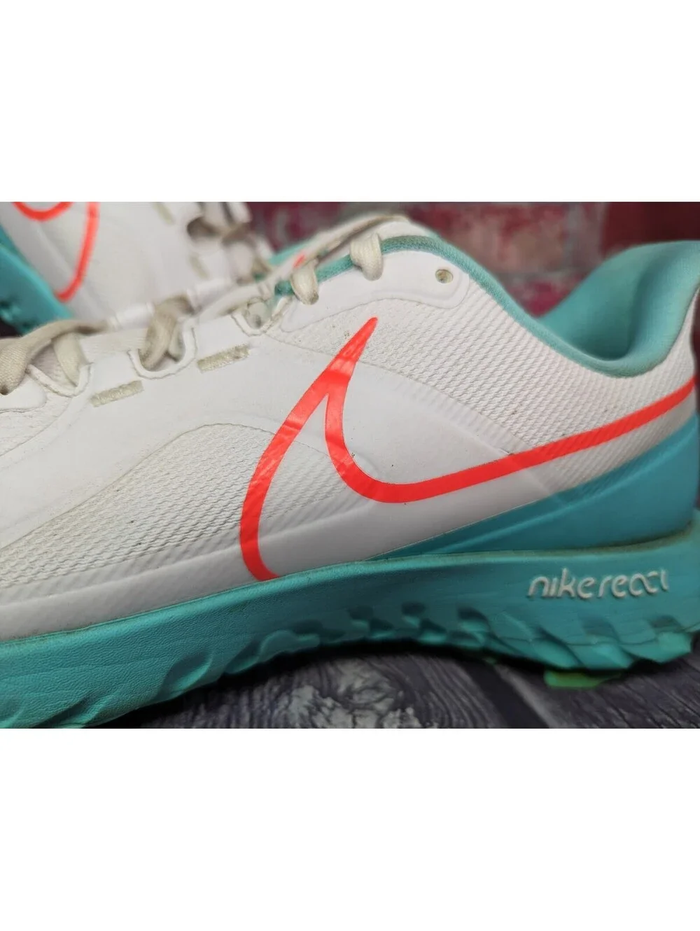 Nike React Infinity Pro Golf Shoes South Beach Koepka CT6620 Mens 12 WHITE TEAL